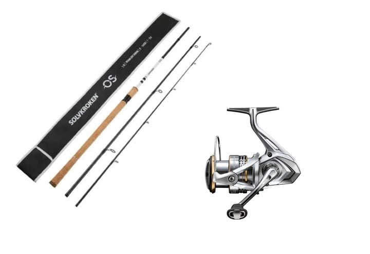 Sølvkroken SIII Os 244cm 7-22g/Shimano Sedona Fj 2500 Sølvkroken