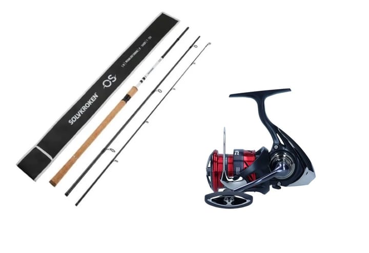Sølvkroken SIII Os 244cm 7-22g/Daiwa Ninja Lt 2000 Sølvkroken