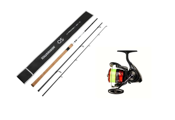 Sølvkroken SIII Os 244cm 10-30g/Daiwa 23 Ninja Lt 3000-C Sølvkroken