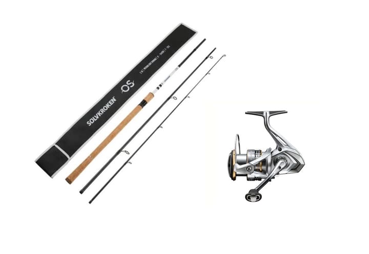 Sølvkroken SIII Os 244cm 10-30g/Shimano Sedona Fj 2500 Sølvkroken