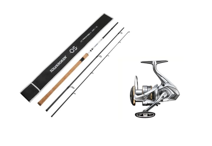 Sølvkroken SIII Os 244cm 10-30g/Shimano Sedona Fj C3000 Sølvkroken