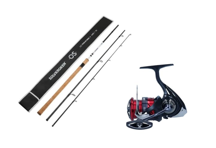 Sølvkroken SIII Os 244cm 2-14g/Daiwa Ninja Lt 2000 Sølvkroken