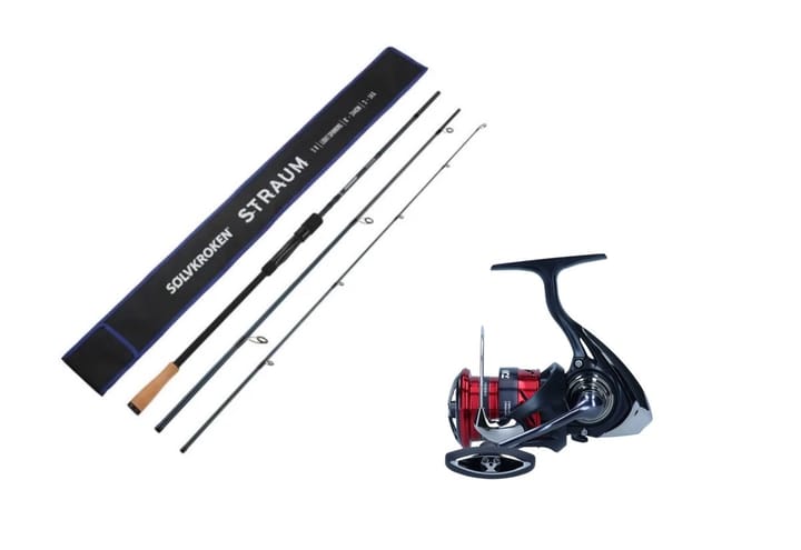 Sølvkroken Sv Straum 244cm 2-14g/Daiwa Ninja Lt 2000 Sølvkroken