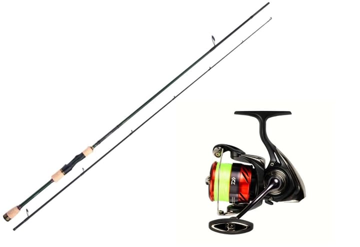 Shimano Sahara Spinning Cork 9´10 7-35g/Daiwa 23 Ninja Lt - Pre-Spooled 3000-C Shimano