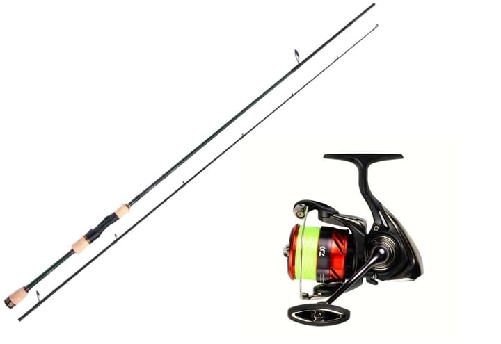 Shimano Sahara Spinning Cork 9´10 7-35g/Daiwa 23 Ninja Lt - Pre-Spooled 2500 Shimano