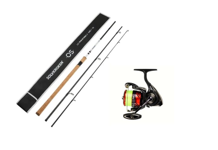 Sølvkroken SIII Os 305cm 15-40g/Daiwa 23 Ninja Lt 3000-C Sølvkroken