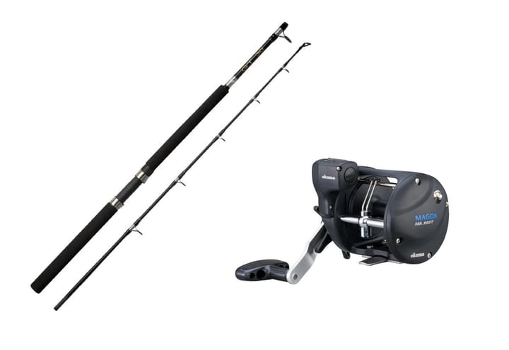 AbuGarcia Rod Gt 602 30lbs Boat/Okuma Ok Magda Lncounter Dt Ma-30dt 0bb Abu Garcia
