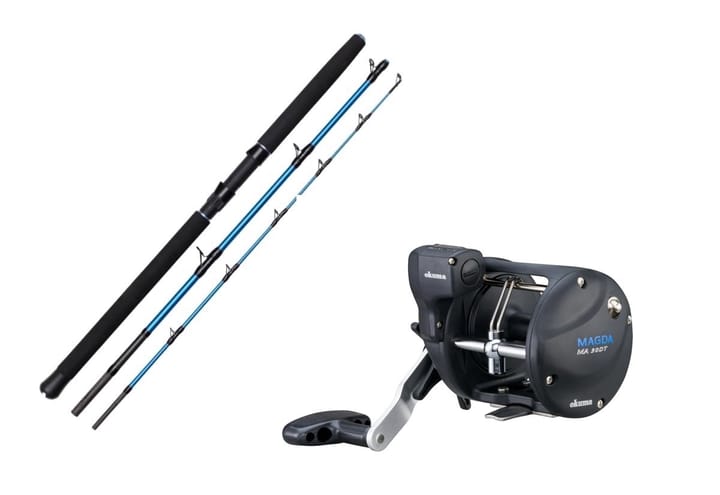 Kinetic Manticore Fs 6'6" 30-50lbs/Okuma Ok Magda Lncounter Dt Ma-30dt 0bb Kinetic