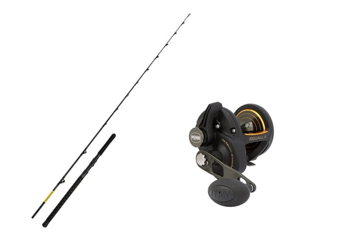 Shimano Rod Beastmaster Cx 7'6" 30-50lbs/Penn Squall Ii Lever D Høyre40N Shimano