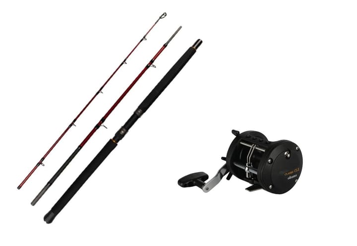 Daiwa Seahunter Boat 7' 20-30lbs/Okuma Ok Classic Clx -300la 0bb Graph Spool Daiwa