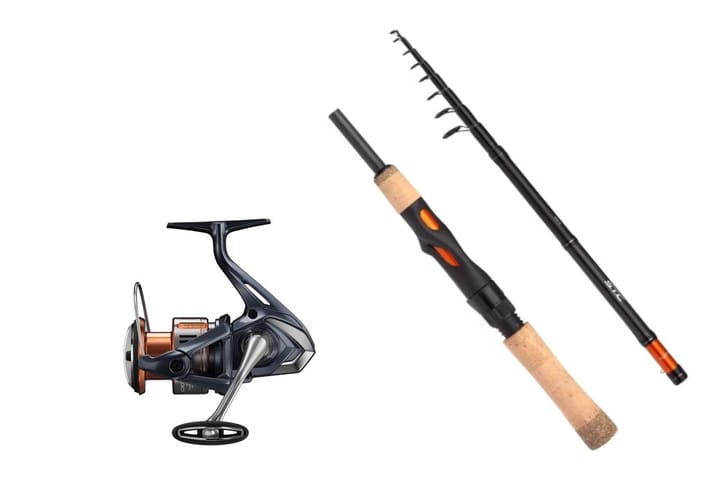 Shimano STC Mini Tele 8 fot / Shimano Nasci 2500 FD Shimano