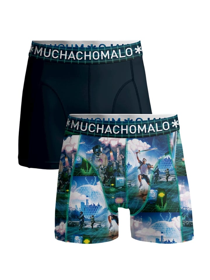 Muchachomalo 1010 VIRTUAL REAL 2PK BOX PRINT/SOLID Muchachomalo Muchachomalo 1010 VIRTUAL REAL 2PK BOX PRINT/SOLID Muchachomalo
