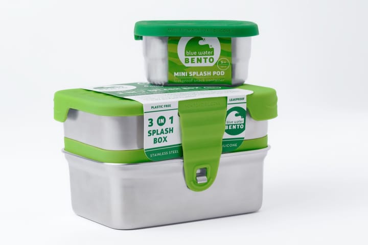 ECOlunchbox 3-In-1 Splash Box Green ECOlunchbox