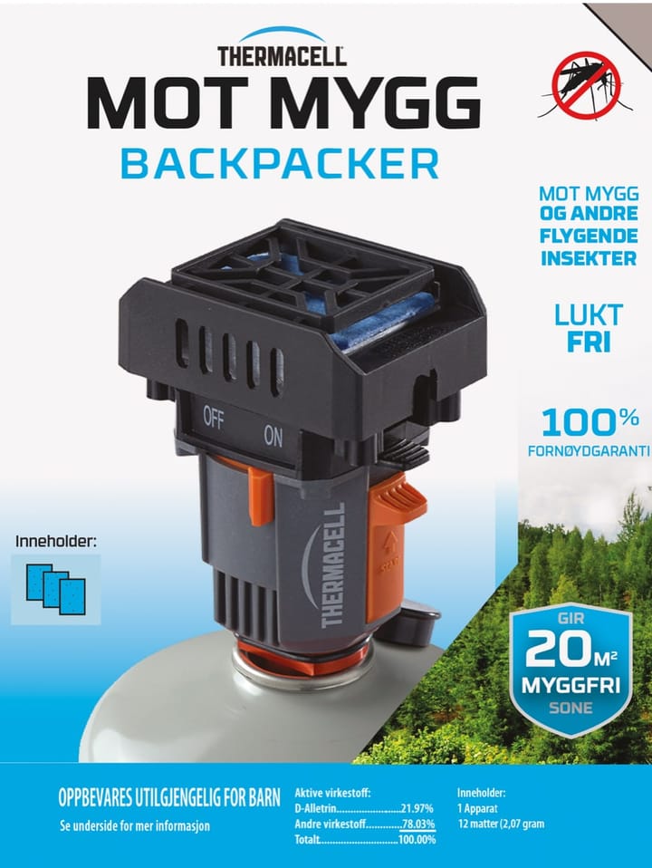 Thermacell Mot Mygg Backpacker ThermaCELL Thermacell Mot Mygg Backpacker ThermaCELL