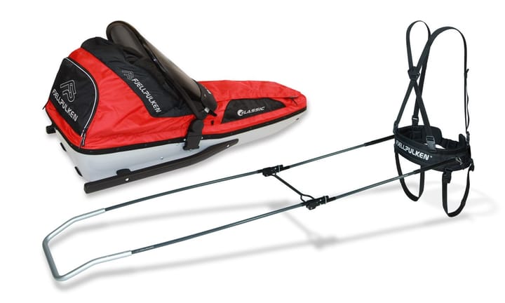 Fjellpulken Barnepulk Komplett, Klassisk Rød/Sort 131cm Fjellpulken Fjellpulken Barnepulk Komplett, Klassisk Rød/Sort 131cm Fjellpulken