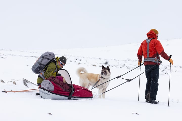 Fjellpulken Barnepulk Komplett 2024 Burgunder Fjellpulken