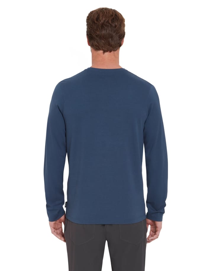 Rab Basecamp Logo Badge Ls Tee Tempest Blue Rab Rab Basecamp Logo Badge Ls Tee Tempest Blue Rab
