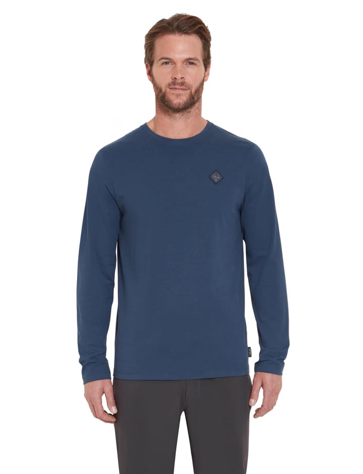Rab Basecamp Logo Badge Ls Tee Tempest Blue Rab Rab Basecamp Logo Badge Ls Tee Tempest Blue Rab