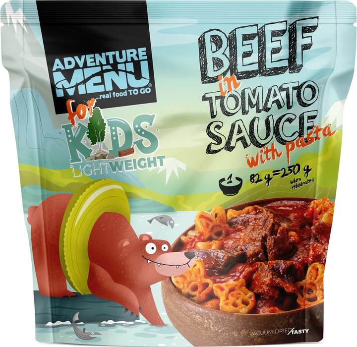 Adventure Menu Beef In Tomato Sauce With Pasta 250g Nocolour Adventure Menu