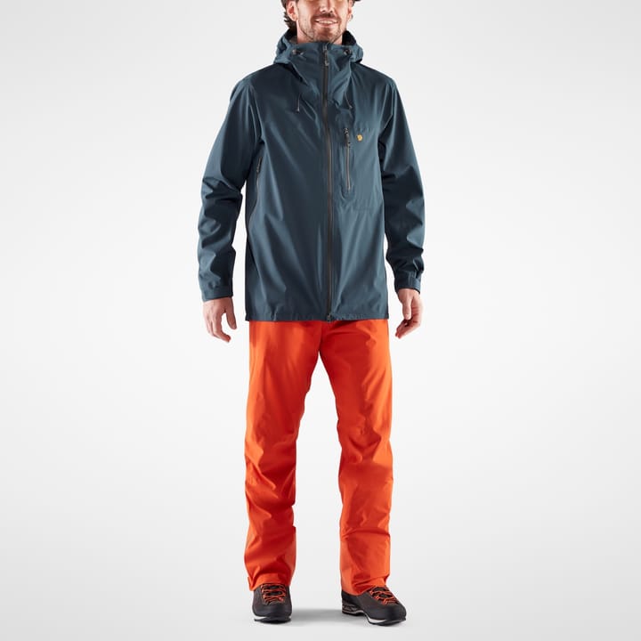 Fjällräven Men's Bergtagen Lite Eco-shell Jacket Hokkaido Orange Fjällräven