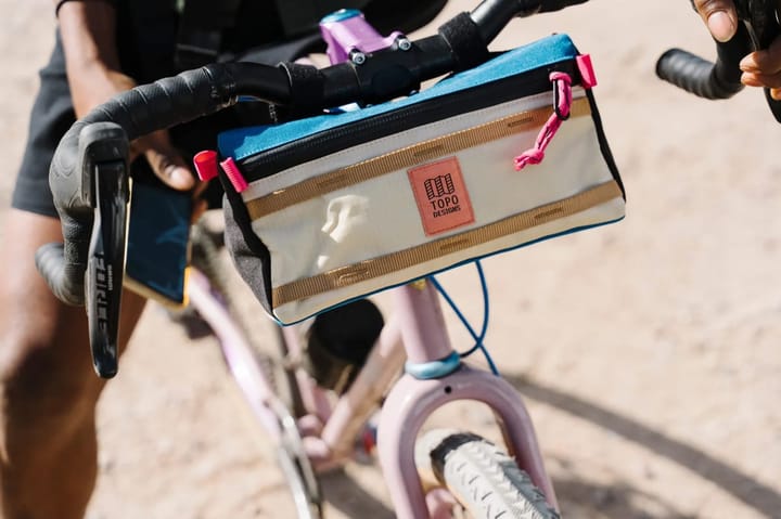 Topo Designs Topo Bike Bag Mountain Blue/Clay Topo Designs Topo Designs Topo Bike Bag Mountain Blue/Clay Topo Designs