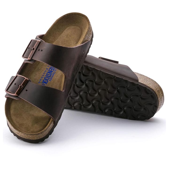 Unisex Arizona Oiled Nubuck Leather Soft Footbed Regular Habana Birkenstock