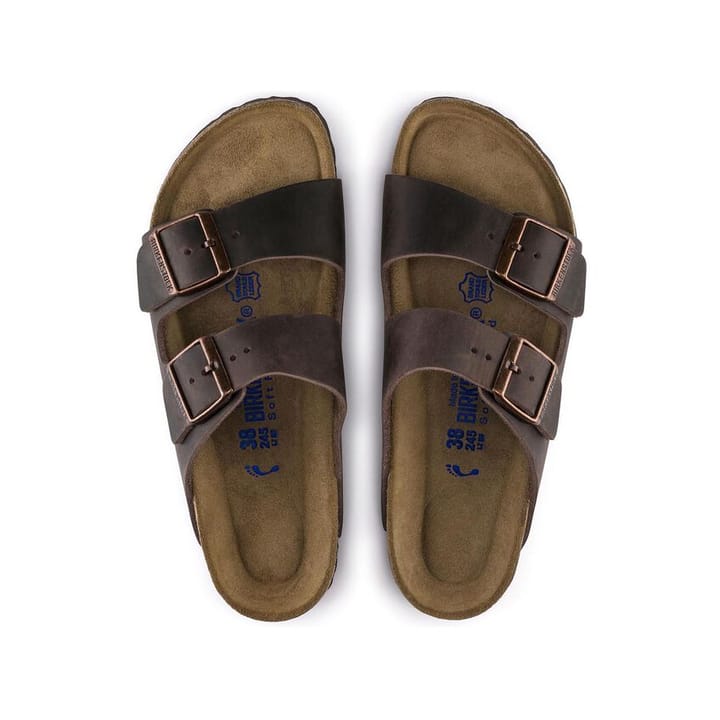 Arizona Oiled Nubuck Leather Soft Footbed Regular Habana Birkenstock