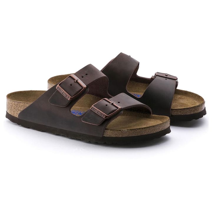 Arizona Oiled Nubuck Leather Soft Footbed Regular Habana Birkenstock