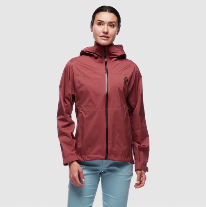 Black Diamond W Stormline Stretch Rain Shell Cherrywood Black Diamond