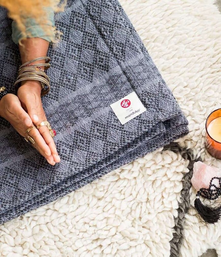 Manduka Cotton Yoga Blanket THUNDER Manduka