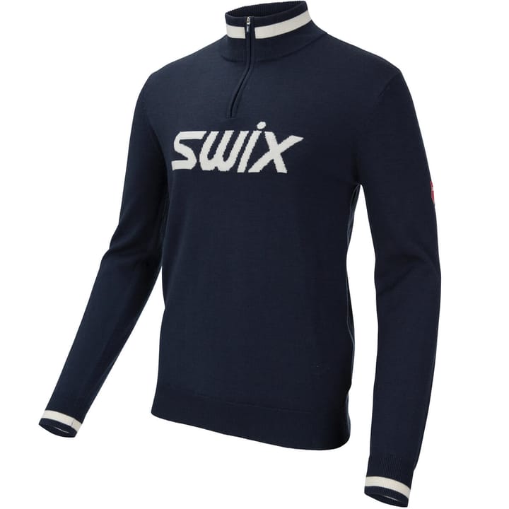 Swix Blizzard Logo Sweater M Dark Navy Swix