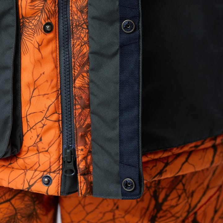 Fjällräven Men's Brenner Pro Padded Jacket Orange Multi Camo-Deep Forest Fjällräven