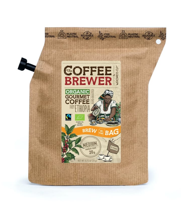 The Brew Company Coffee Brewer Ethiopia, 2 Cups Coffee, Medium Roast The Brew Company