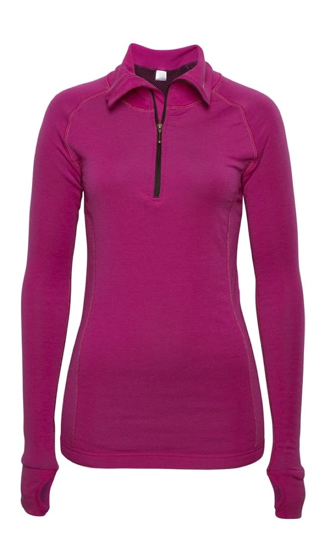 Brynje Women's Arctic Zip Polo Cerise Brynje Brynje Women's Arctic Zip Polo Cerise Brynje