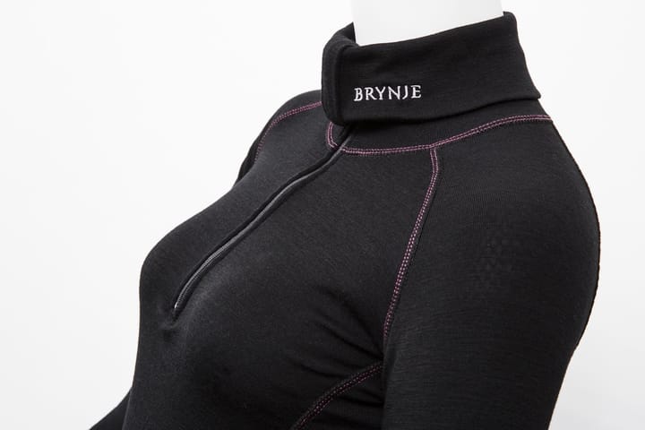Brynje Women's Arctic Zip Polo Cerise Brynje