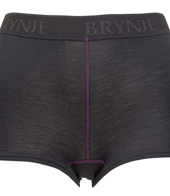 Brynje Lady Classic Rib Boxer-Shorts Black Brynje