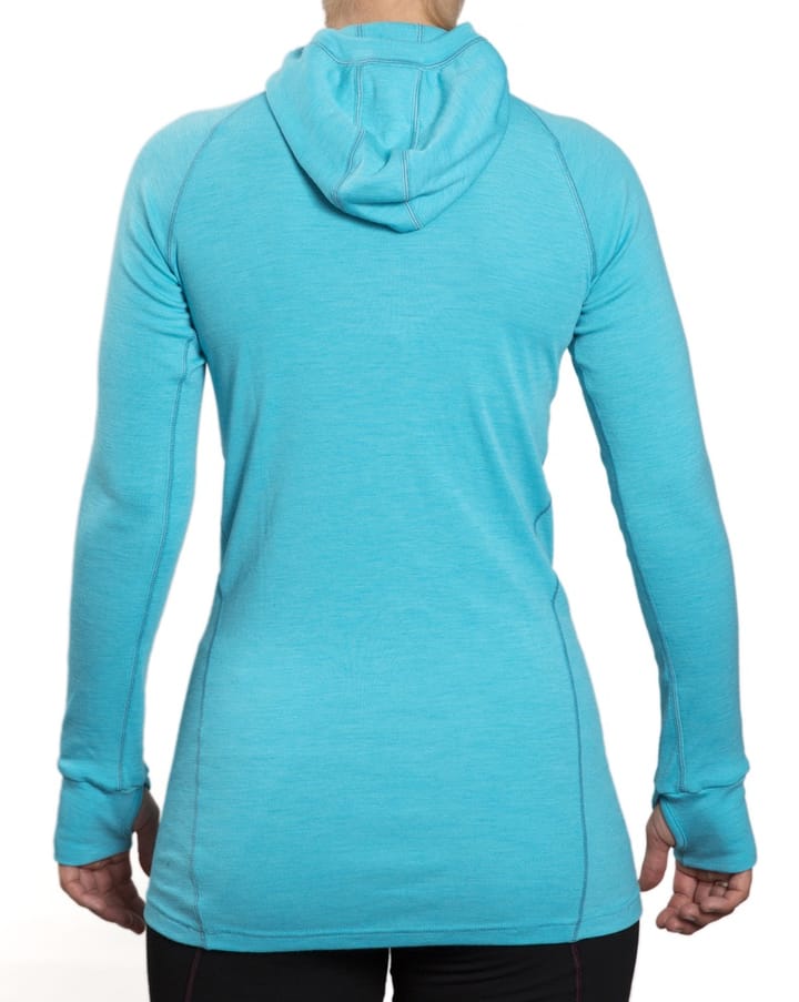 Brynje Lady Classic Rib Shirt w/hood AQUA Brynje