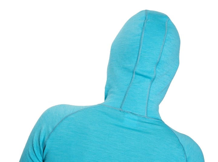 Brynje Lady Classic Rib Shirt w/hood AQUA Brynje