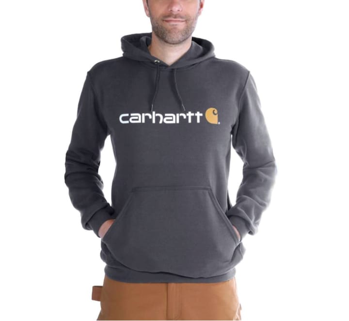 Carhartt Signature Logo Sweatshirt Carbon Heather Carhartt
