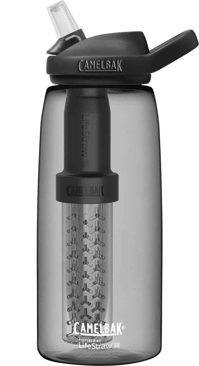 Camelbak Drikkeflaske Eddy+ Life Straw Charcoal Camelbak