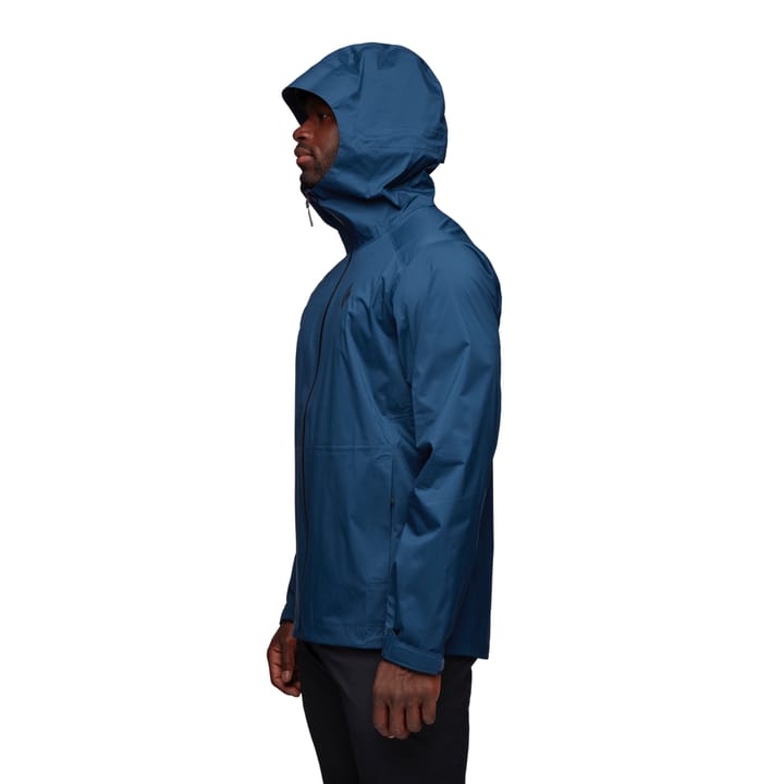 Black Diamond Men's Stormline Stretch Rain Shell Indigo Black Diamond