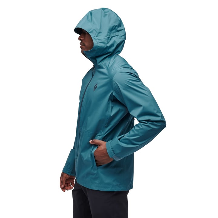 Black Diamond M Stormline Stretch Rain Shell Creek Blue Black Diamond