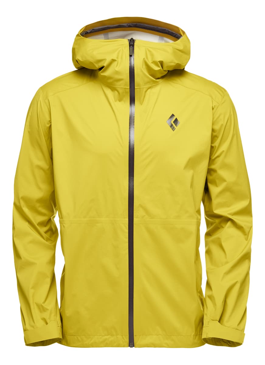 Black Diamond M Stormline Stretch Rain Shell Sulphur