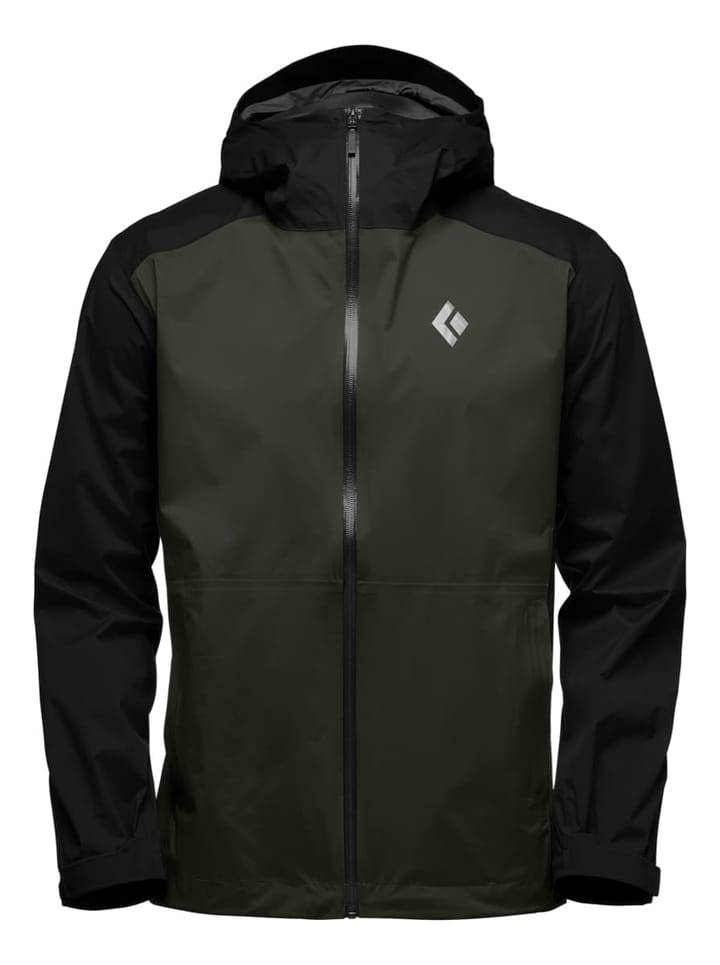 Black Diamond M Stormline Stretch Rain Shell Cypress-Black Black Diamond