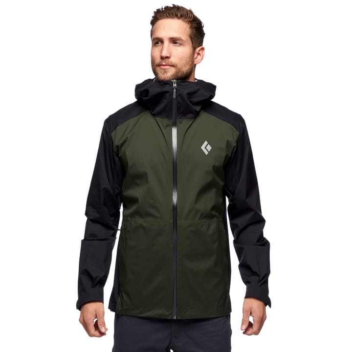 Black Diamond M Stormline Stretch Rain Shell Cypress-Black Black Diamond Black Diamond M Stormline Stretch Rain Shell Cypress-Black Black Diamond