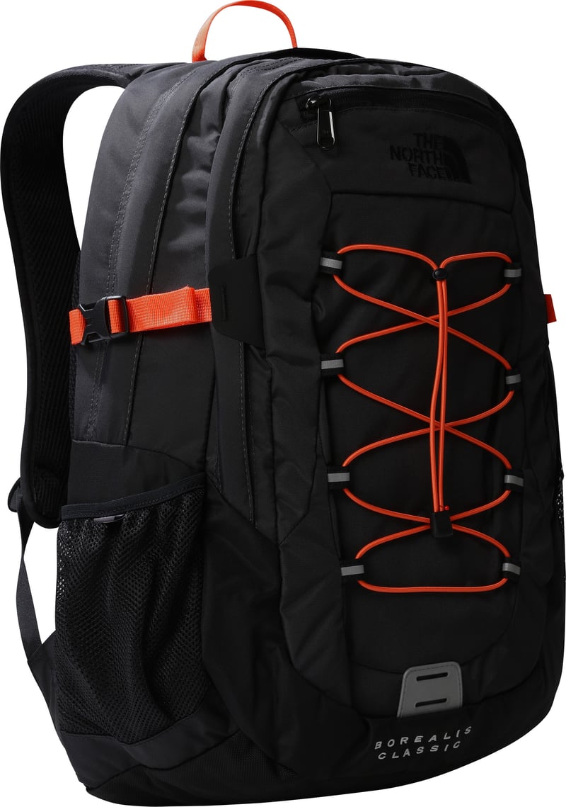 north face backpack black orange The Tibetan Orange/Asphalt Grey Connector The sternum strap adds extra stability The North Face Jester Everyday