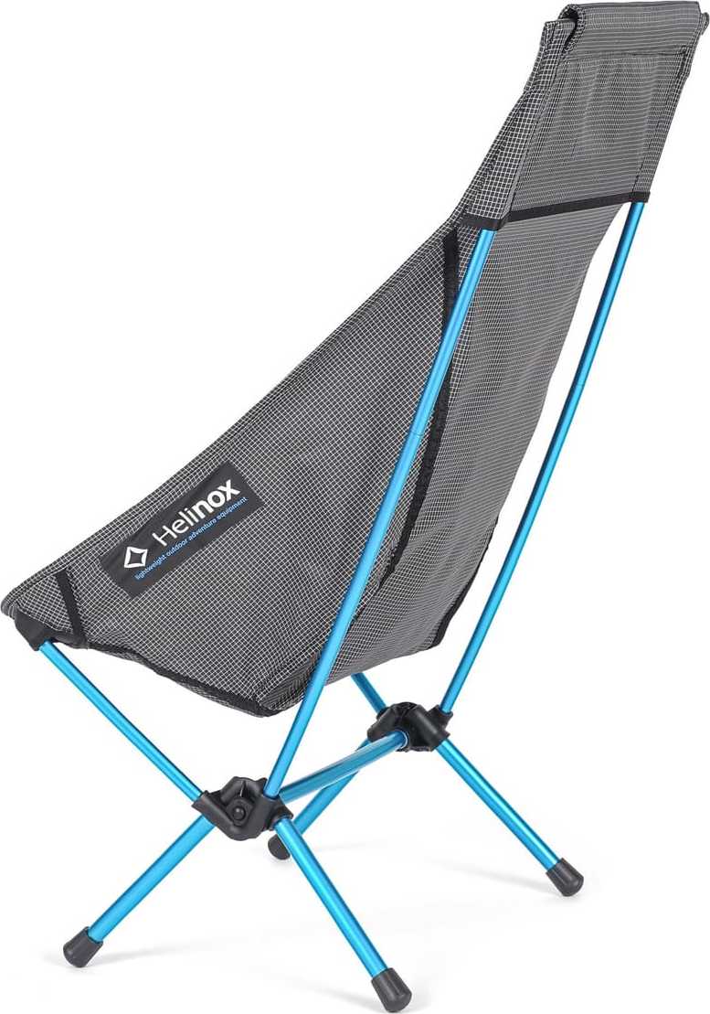 Helinox Chair Zero Highback Black/Cyan Blue | Fjellsport.no