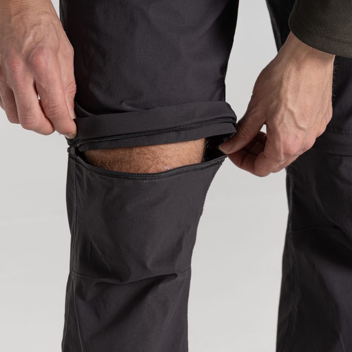 Craghoppers Men's Nosilife Pro Convertible Trouser III Black Pepper Craghoppers
