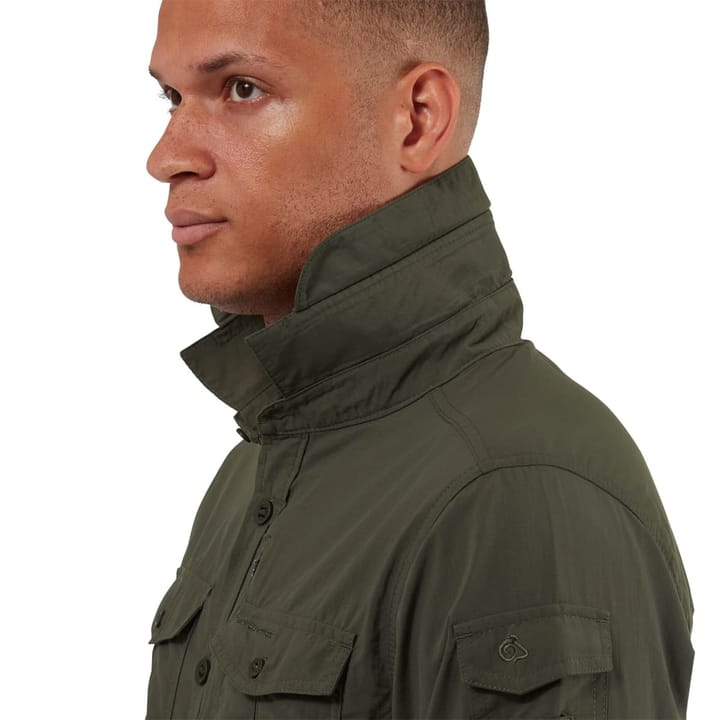 Craghoppers Men's NosiLife Adventure II Long Sleeve Dark Khaki Craghoppers Craghoppers Men's NosiLife Adventure II Long Sleeve Dark Khaki Craghoppers