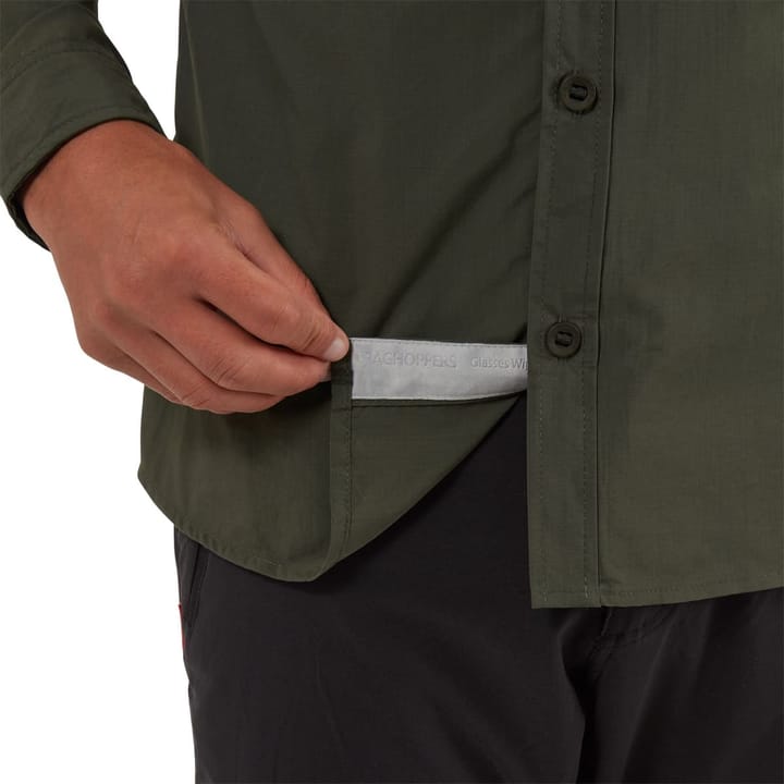 Craghoppers Men's NosiLife Adventure II Long Sleeve Dark Khaki Craghoppers Craghoppers Men's NosiLife Adventure II Long Sleeve Dark Khaki Craghoppers